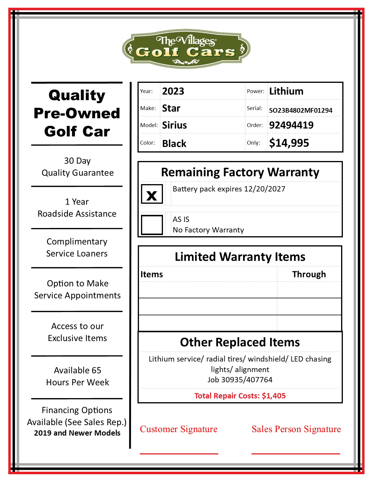 2023 Star Sirius - Image 3
