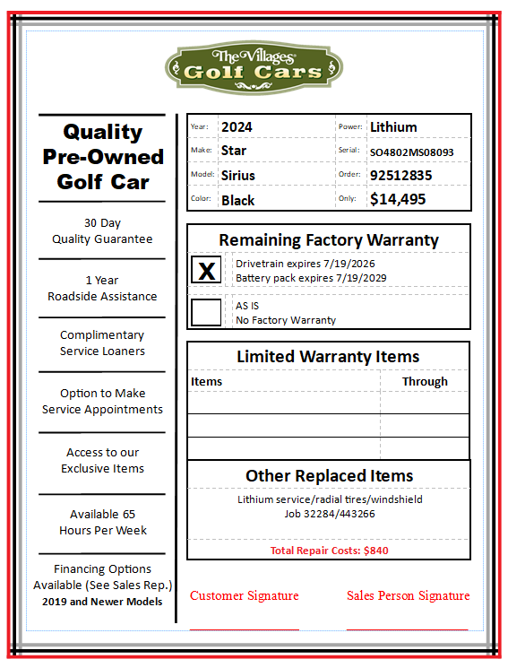 2024 Star Sirius - Image 4