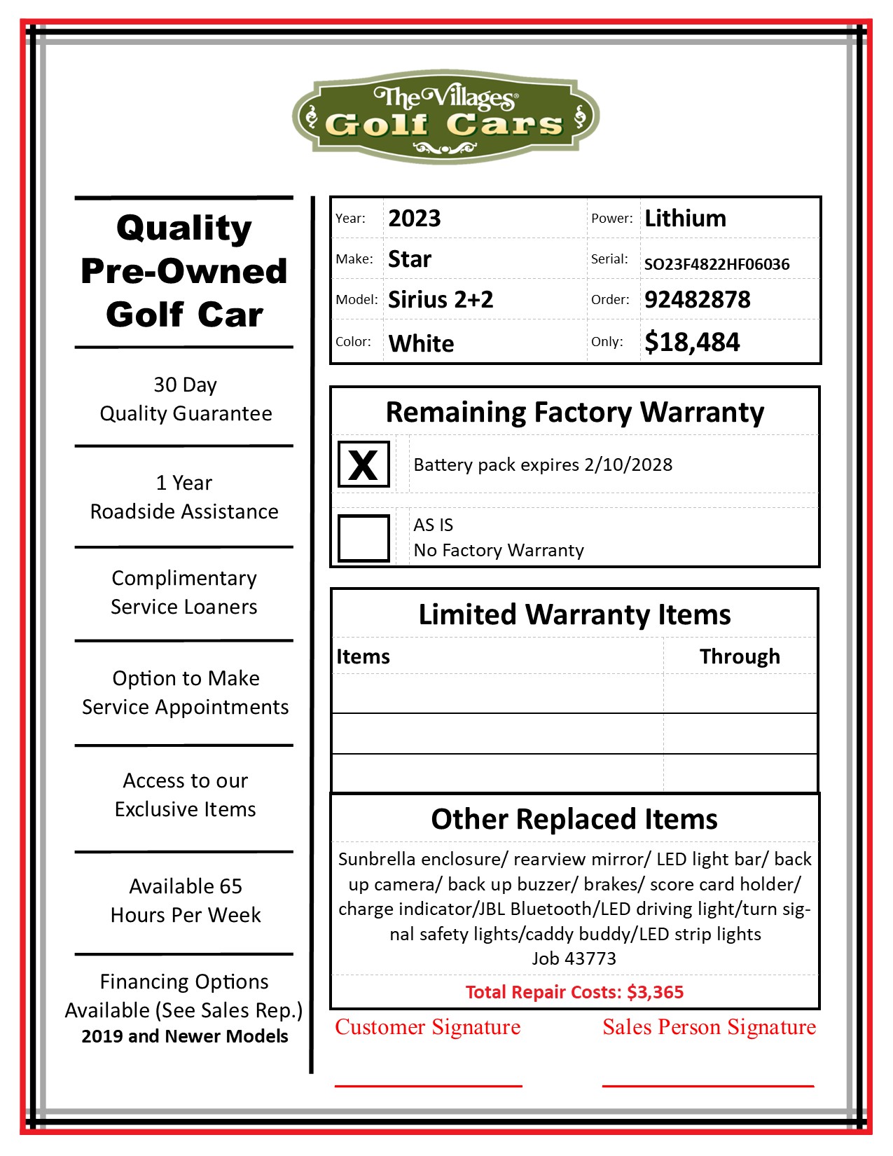 2023 Star Sirius 2+2 - Image 2